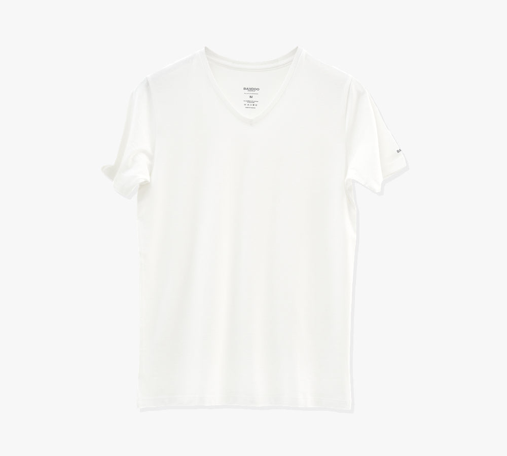 T-Shirt V-Hals | White