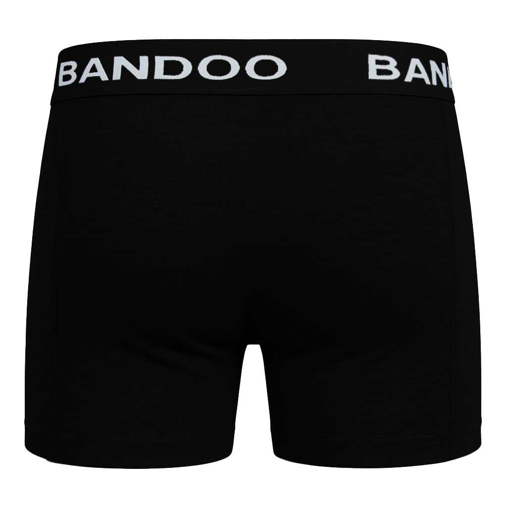 2-Pack Bamboo Boxers - Black + Grey