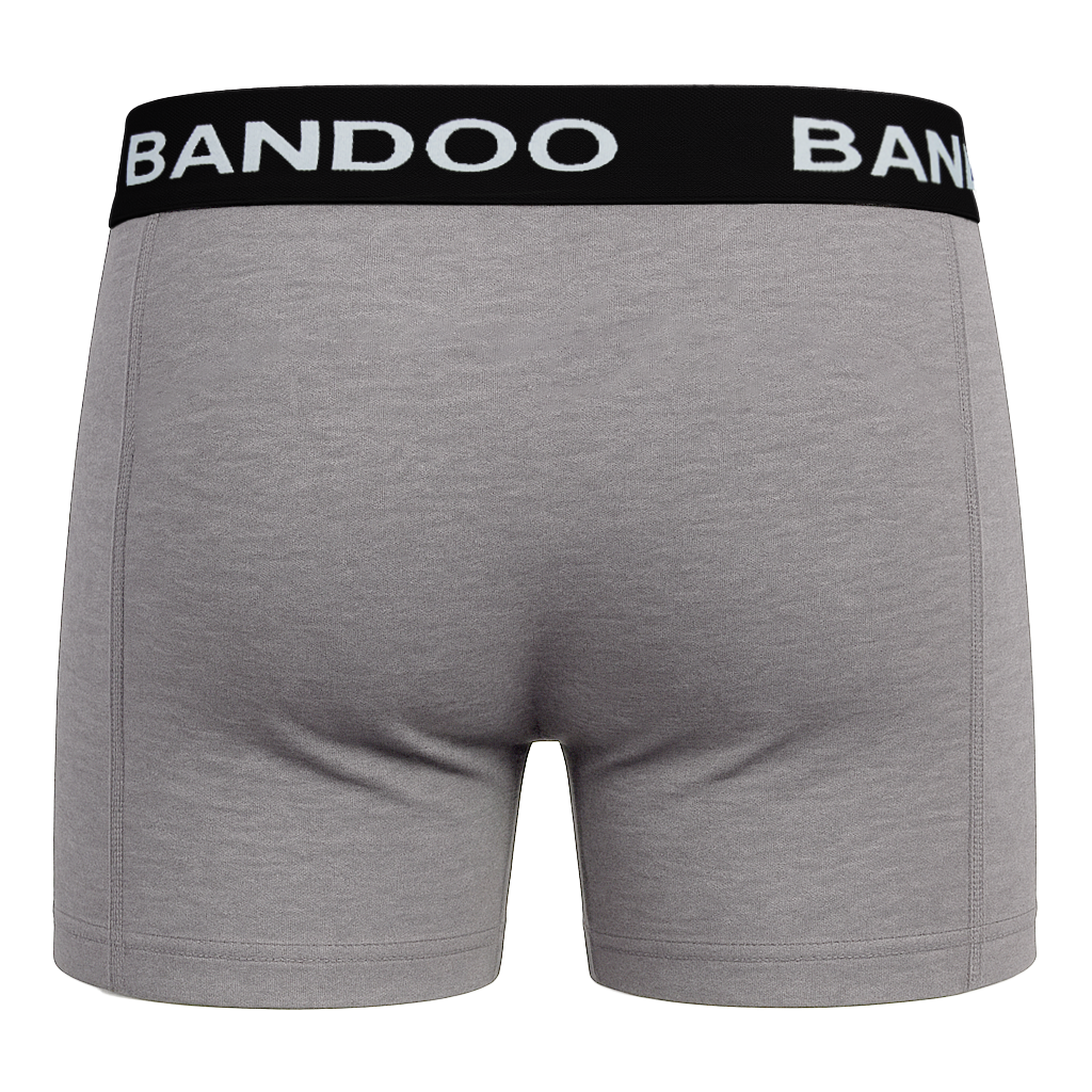 2-Pack Bamboo Boxers - Black + Grey