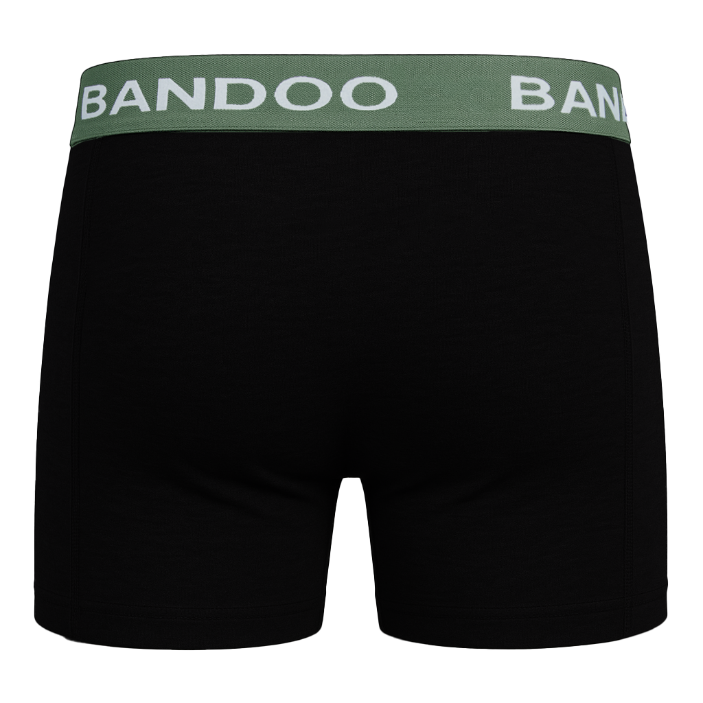 2-Pack Bamboo Boxers - Black + Navy Blue