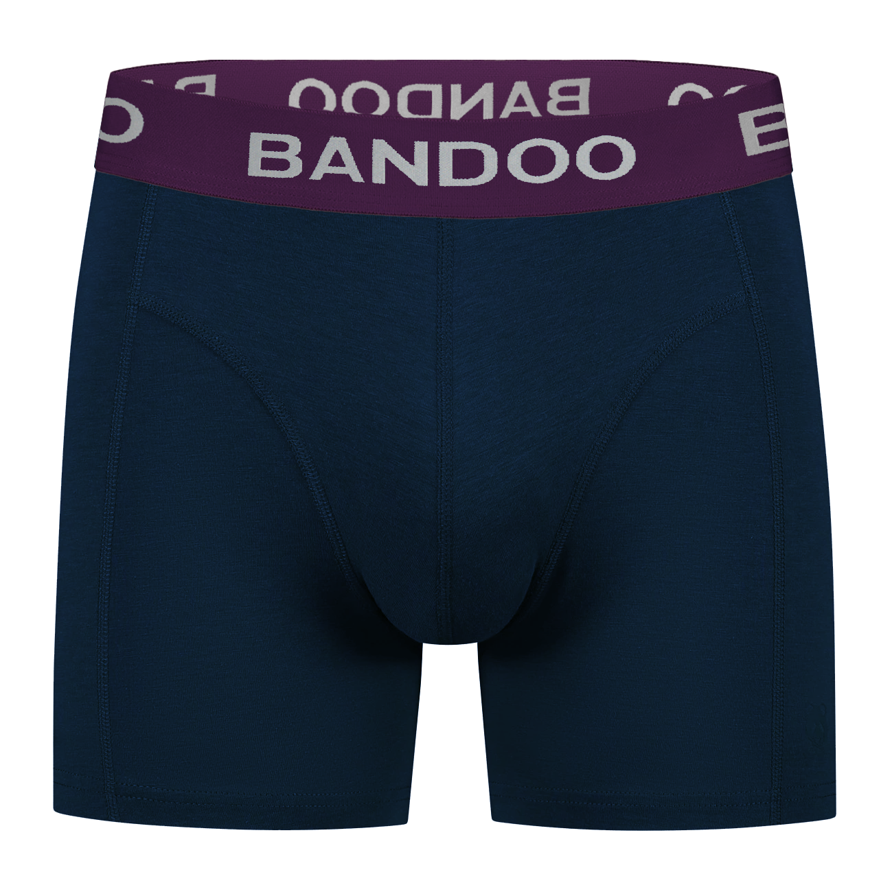 2-Pack Bamboo Boxers - Purple + Navy Blue