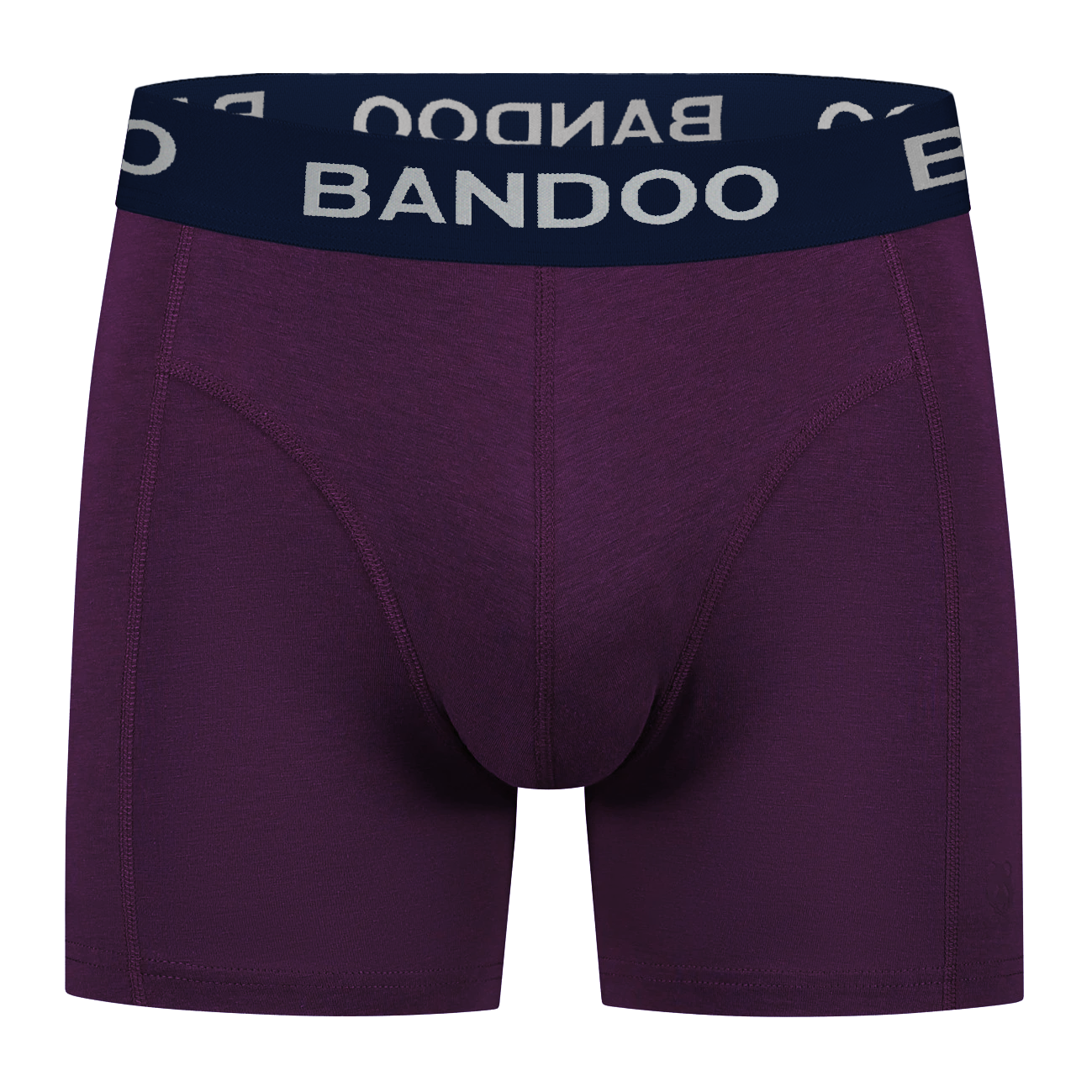 2-Pack Bamboo Boxers - Purple + Navy Blue