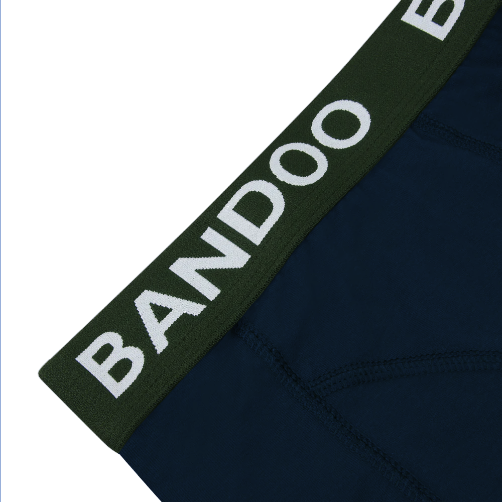 2-Pack Bamboo Boxers - Army Green + Navy Blue