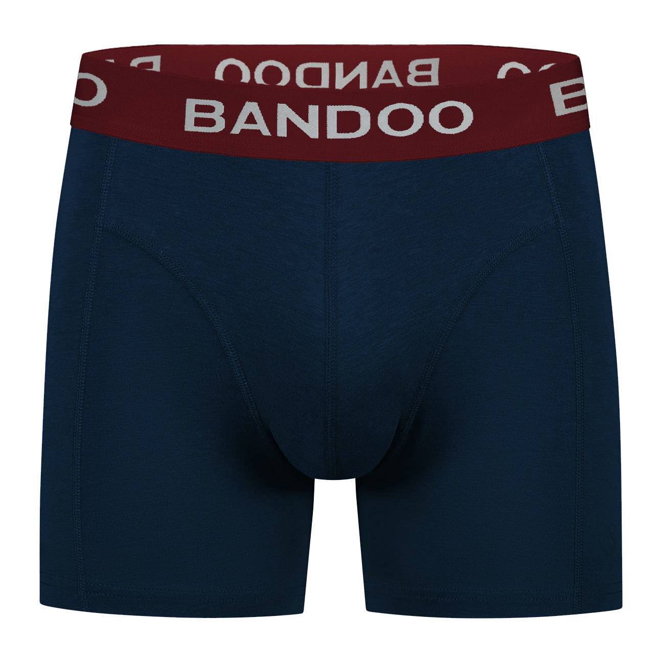 2-Pack Bamboo Boxers - Burgundy + Navy Blue