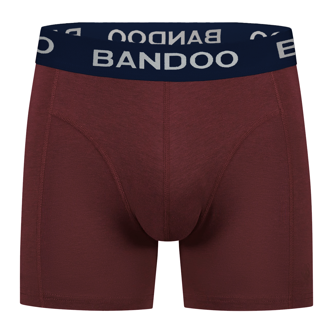 2-Pack Bamboo Boxers - Burgundy + Navy Blue