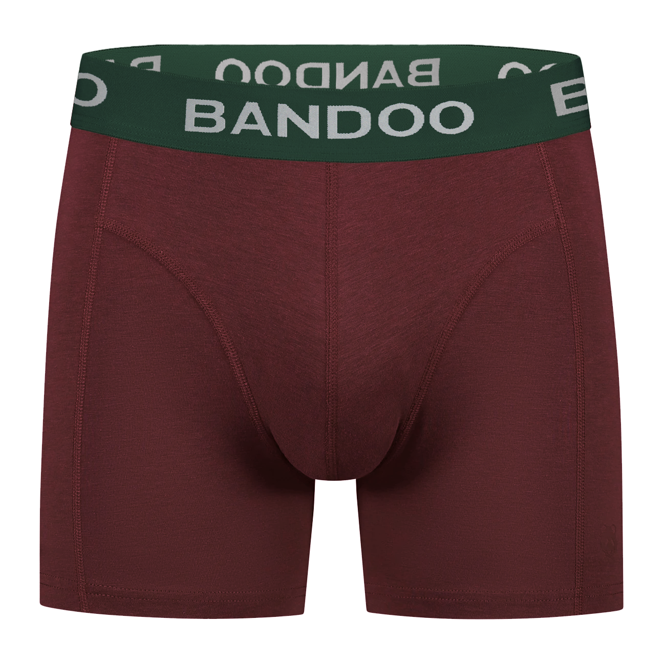 2-Pack Bamboo Boxers - Army Green + Burgundy