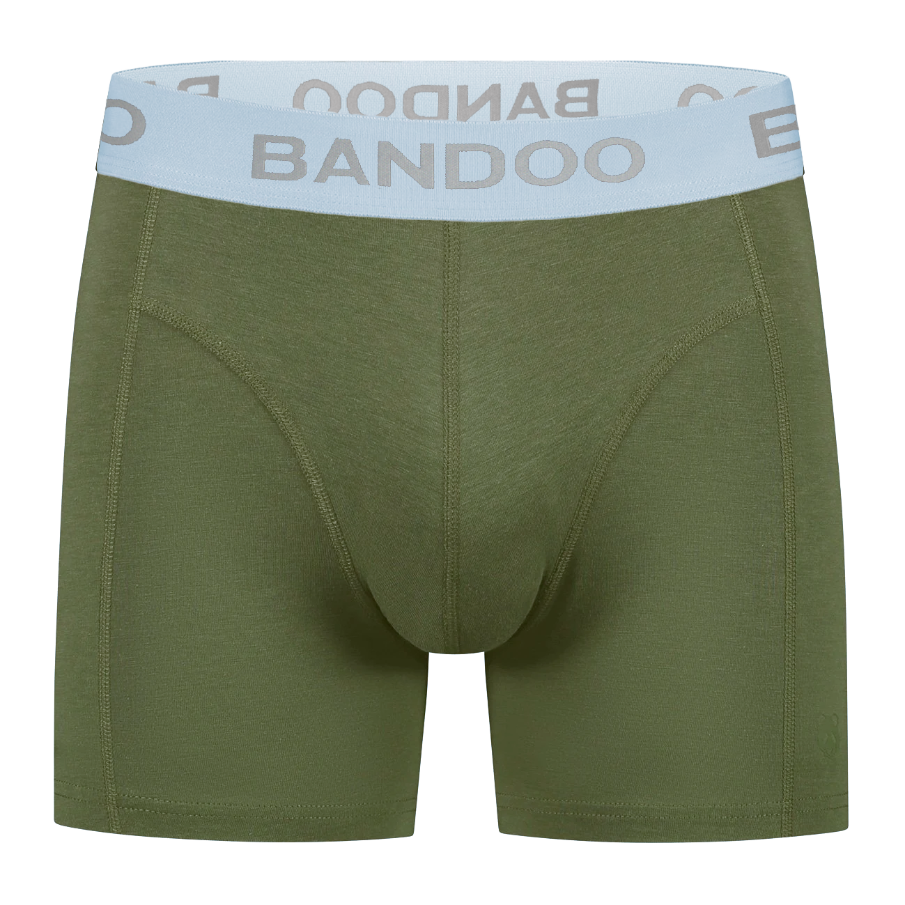 Bamboe Boxershorts – 2-Pack Olijfgroen / Lichtblauw