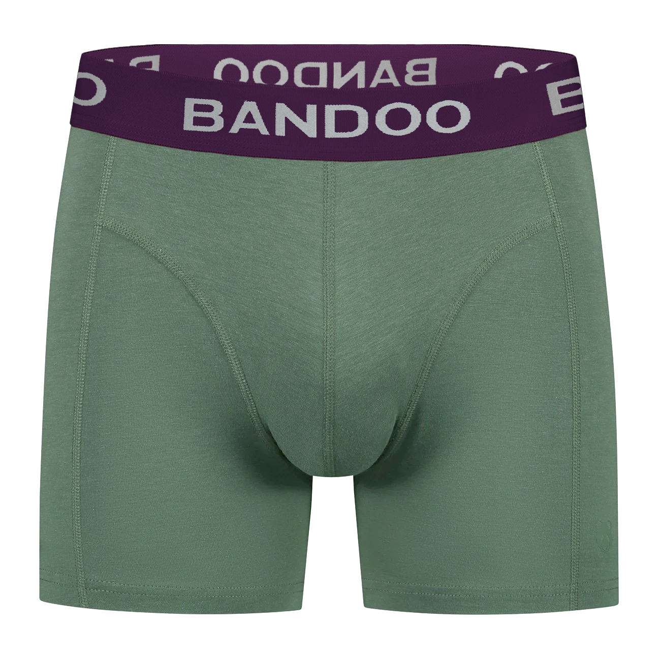 2-Pack Bamboo Boxers - Green + Purple