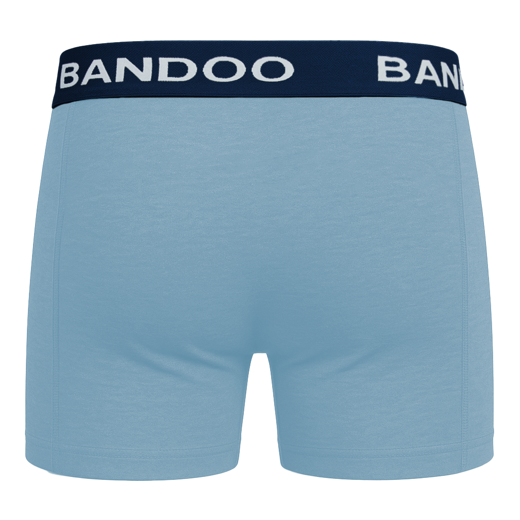 2-Pack Bamboo Boxers - Cobalt Blue + Sky Blue