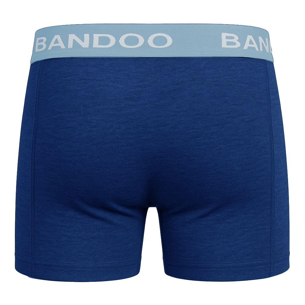 2-Pack Bamboo Boxers - Cobalt Blue + Sky Blue