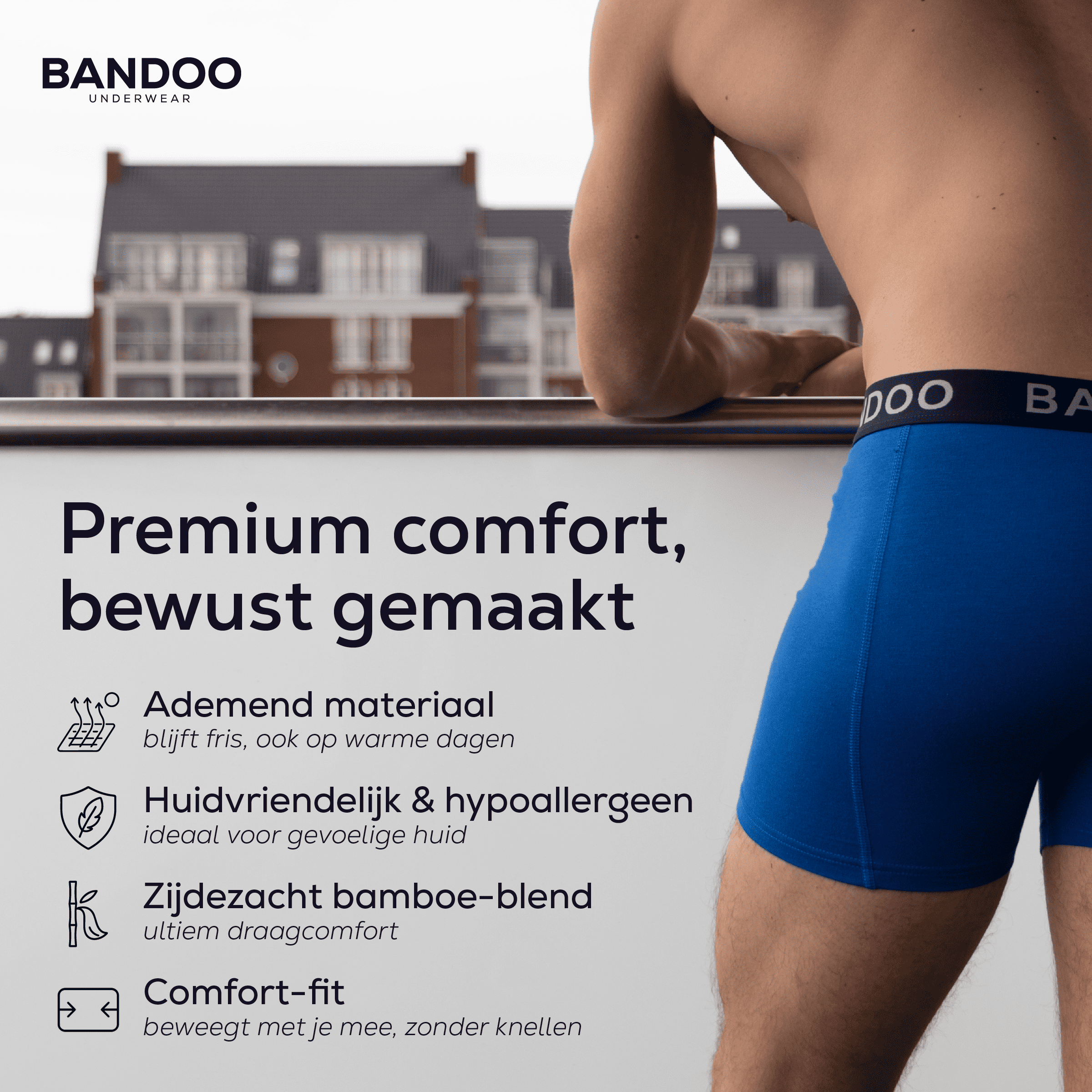 4-Pack Bamboo Boxers – Olive Green + Light Blue + Purple (Limited Edition)