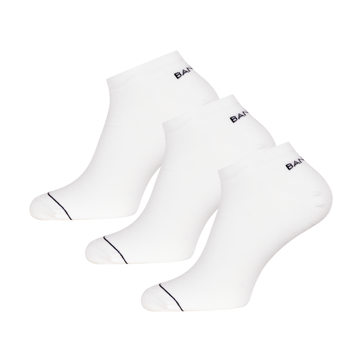 Bamboe Sneakersokken – 3-Pack Wit