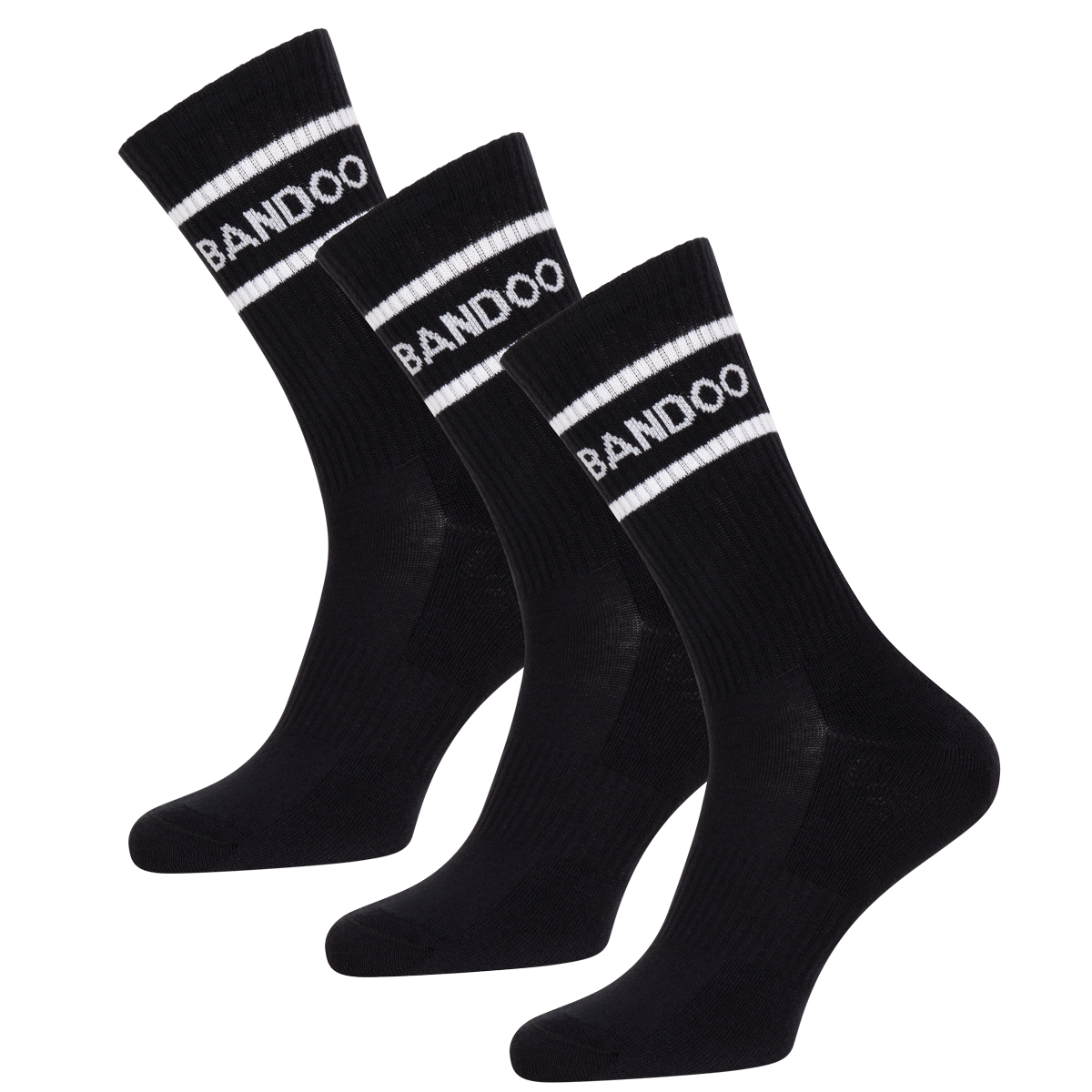 Sportsokken – 3-Pack Zwart