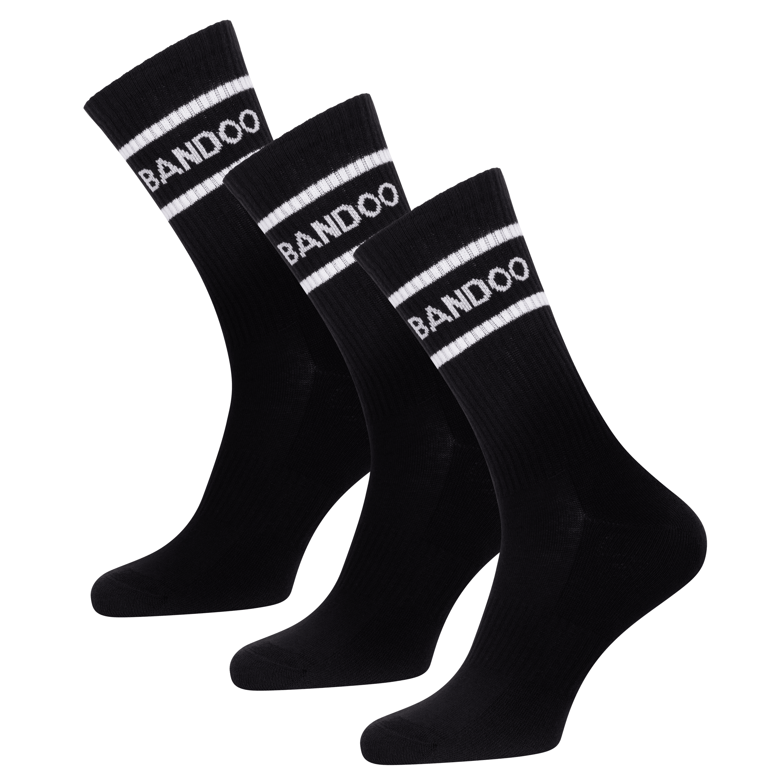 Sportsokken – 3-Pack Zwart