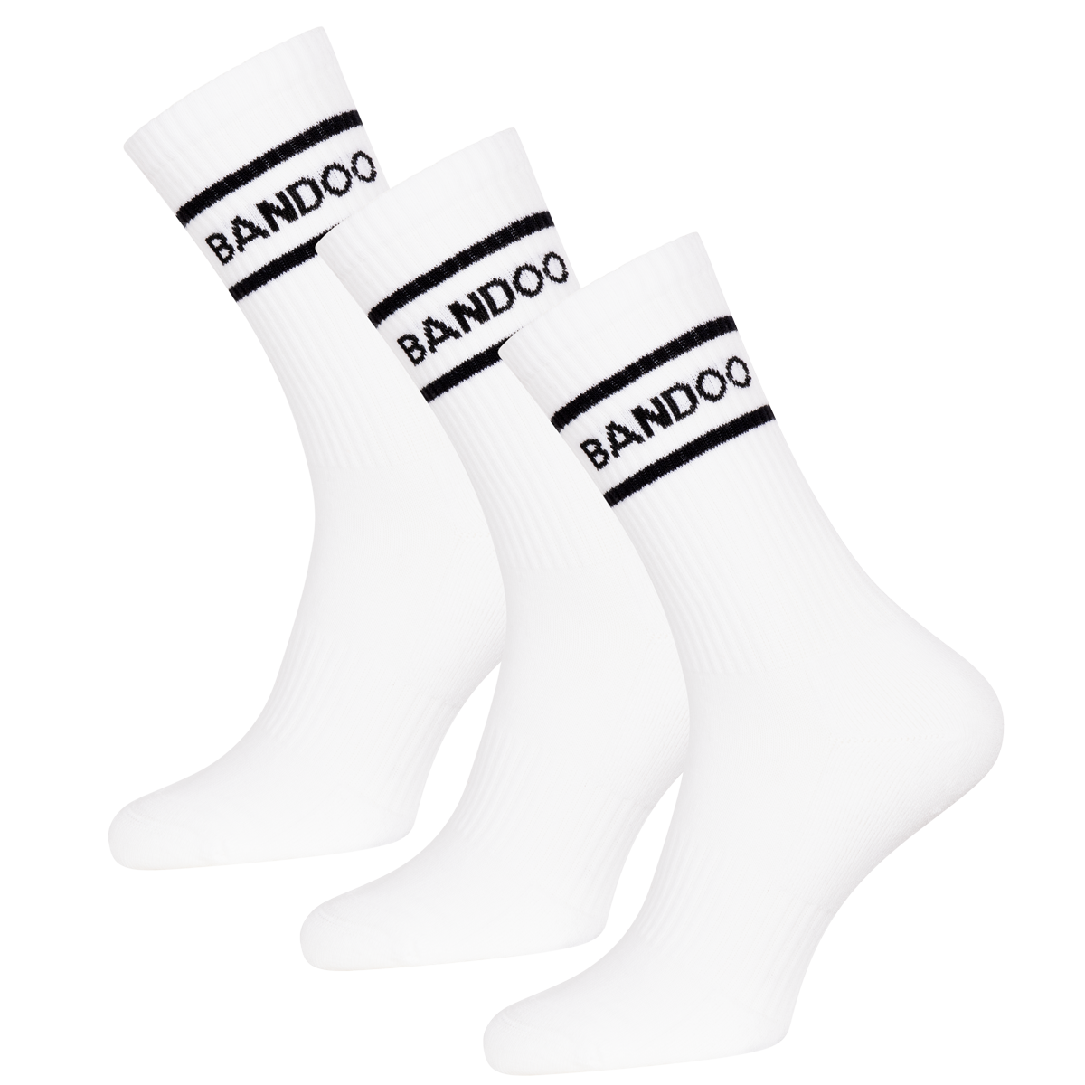 Sportsokken – 3-Pack Wit