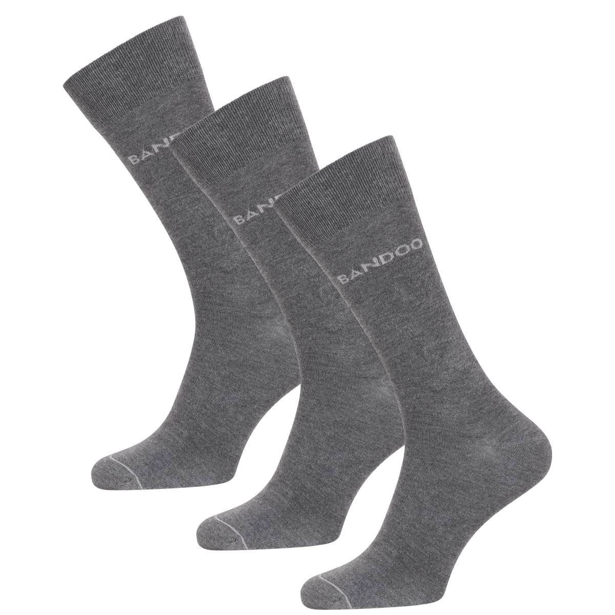 Bamboe Sokken – 3-Pack Antraciet