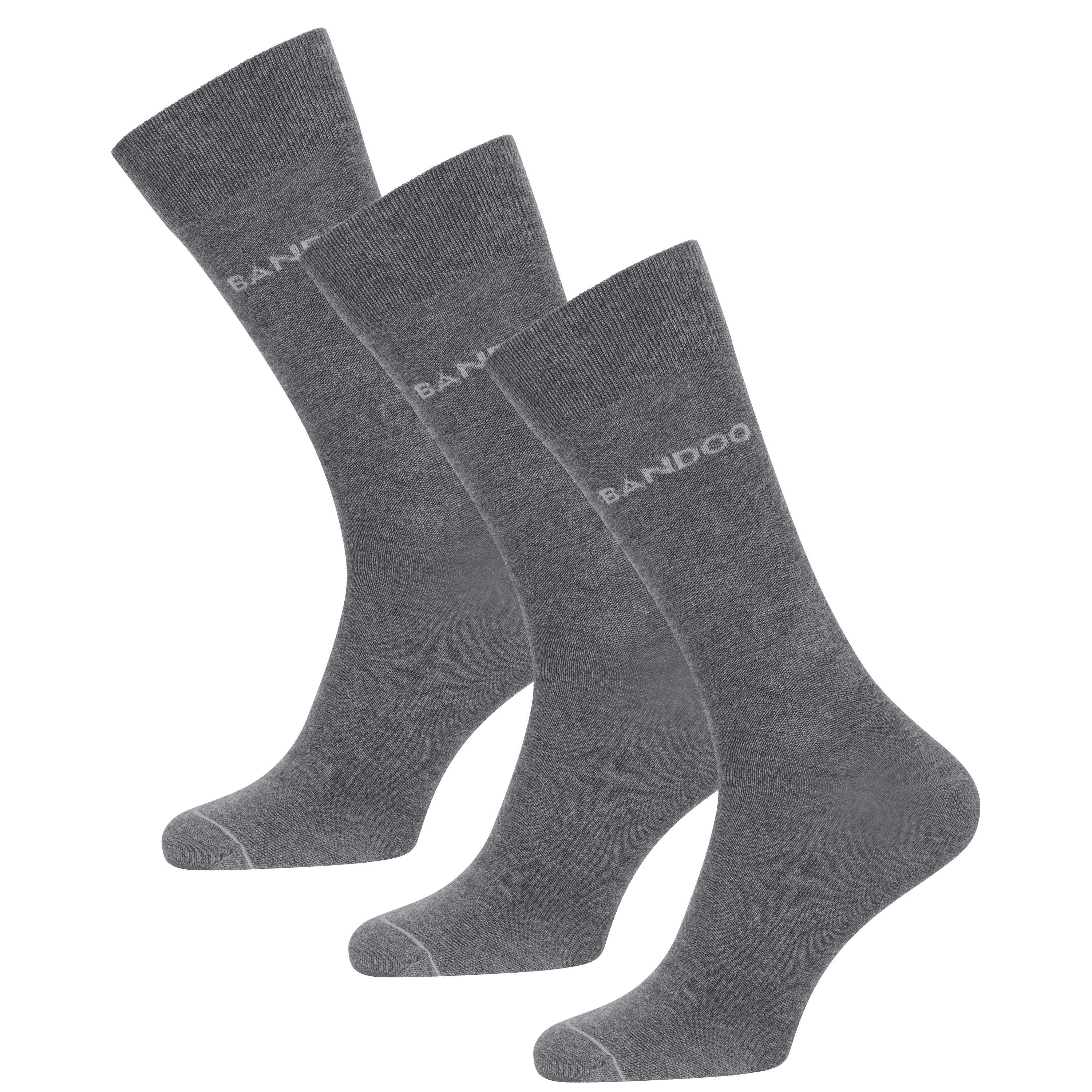 Bamboe Sokken – 3-Pack Antraciet
