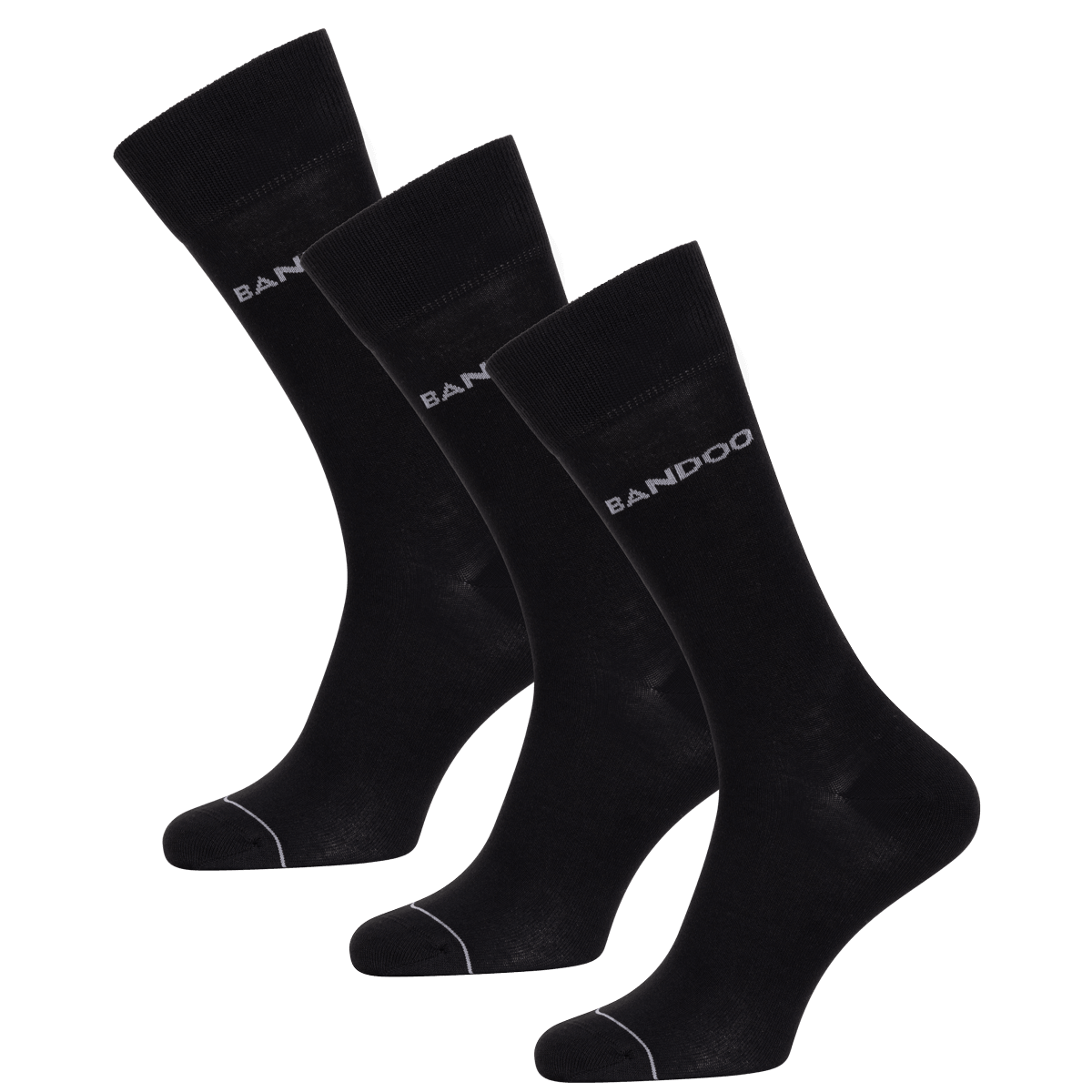 Bamboe Sokken – 3-Pack Zwart