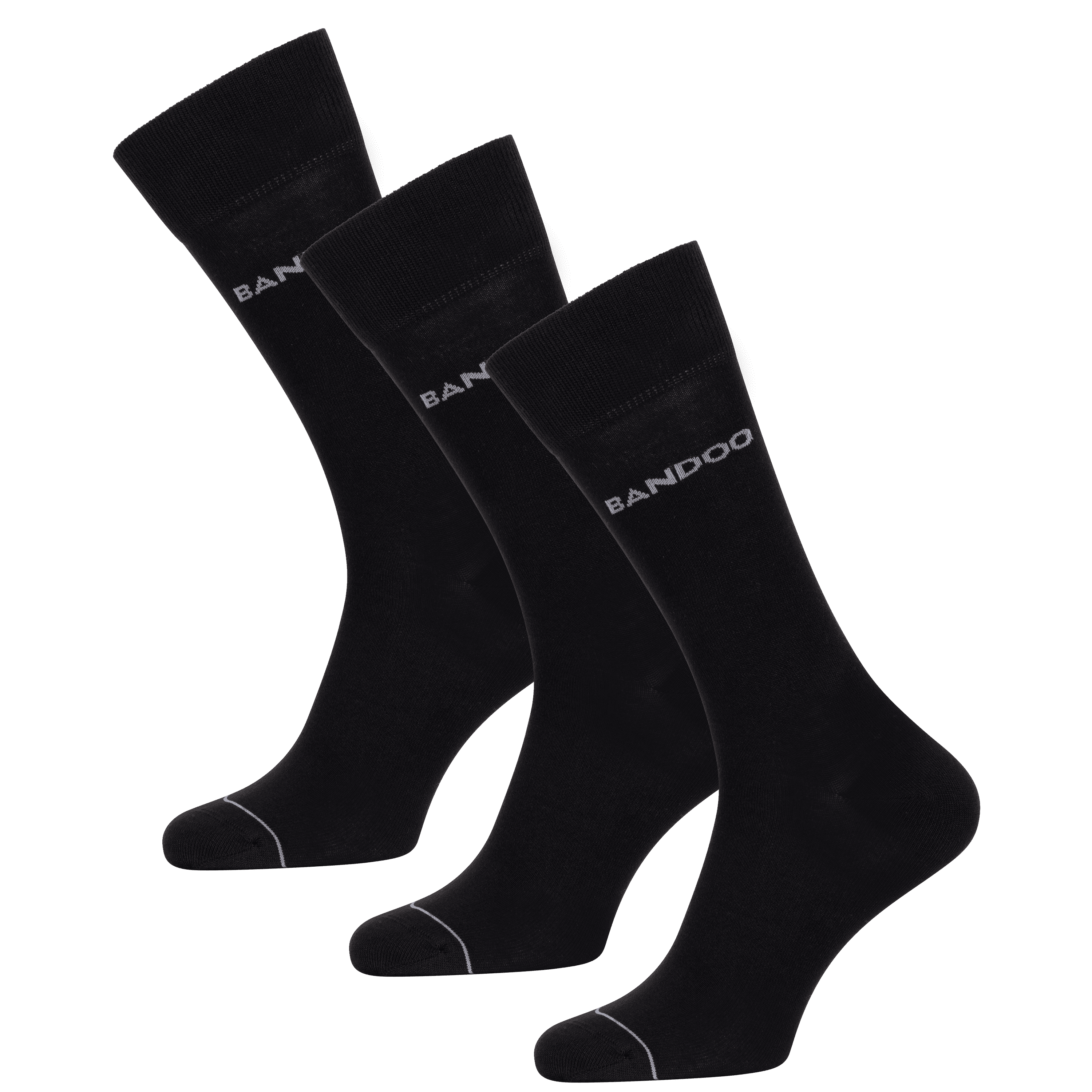 Bamboe Sokken – 3-Pack Zwart