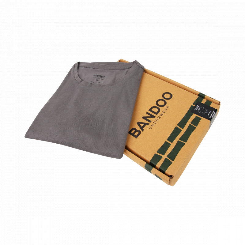 4 x Slim Fit Ronde Hals | Cool Grey