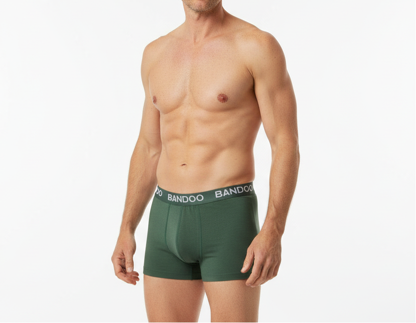 Bamboe Trunks – 2-Pack Navy / Donkergroen