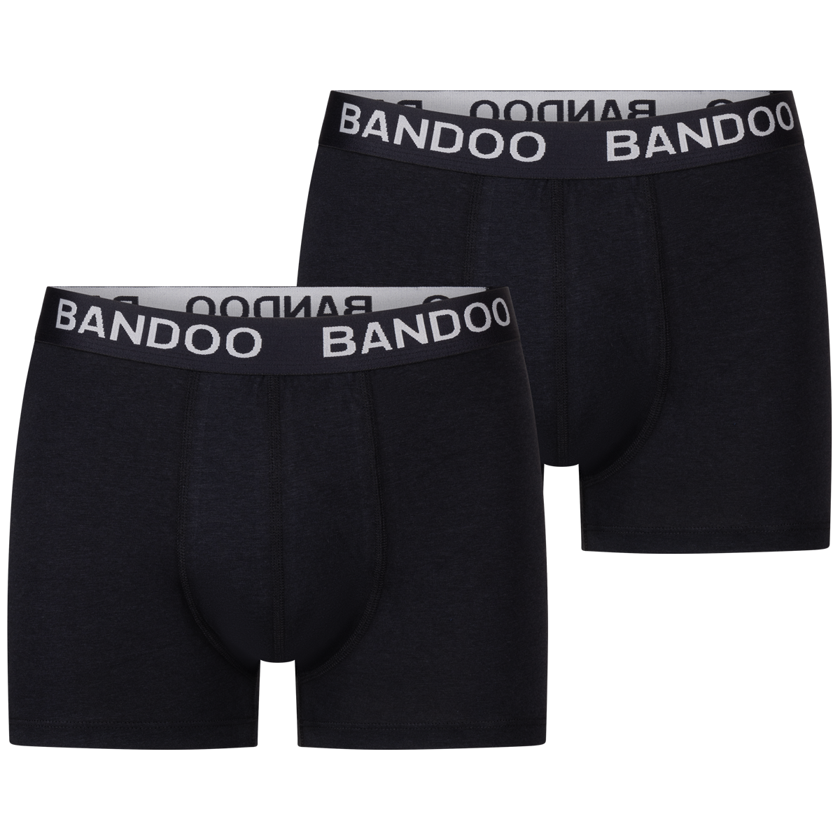 Bamboe Trunks – 2-Pack Zwart