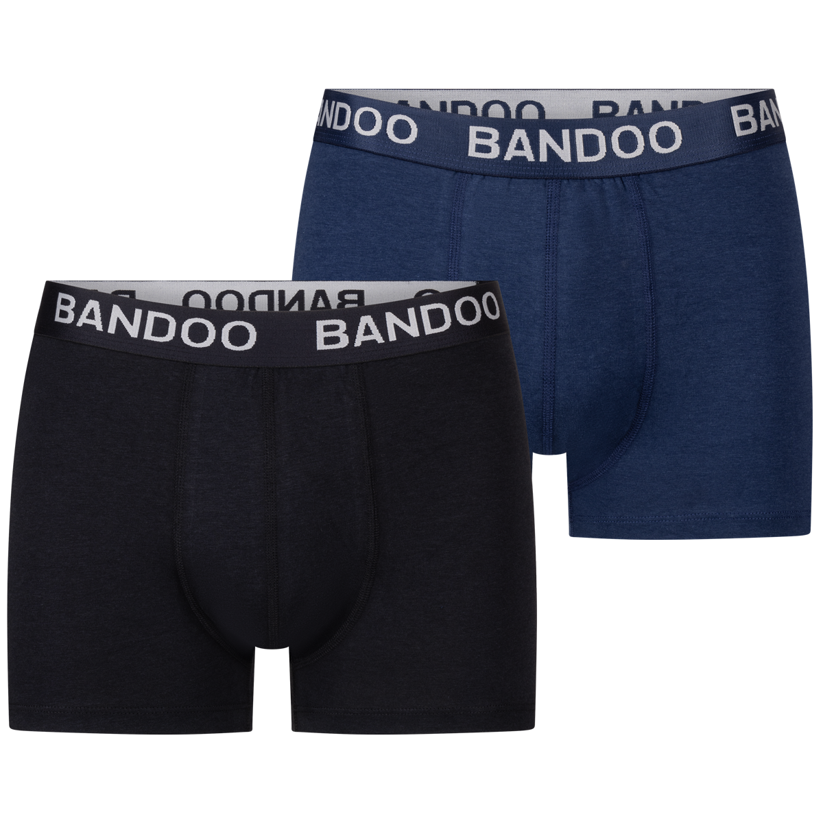 Bamboe Trunks – 2-Pack Zwart / Navy
