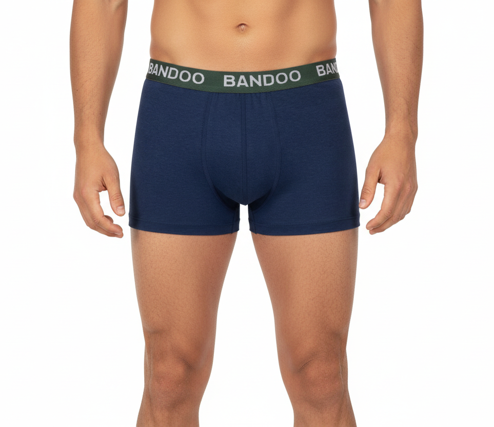 Bamboe Trunks – 2-Pack Navy / Donkergroen