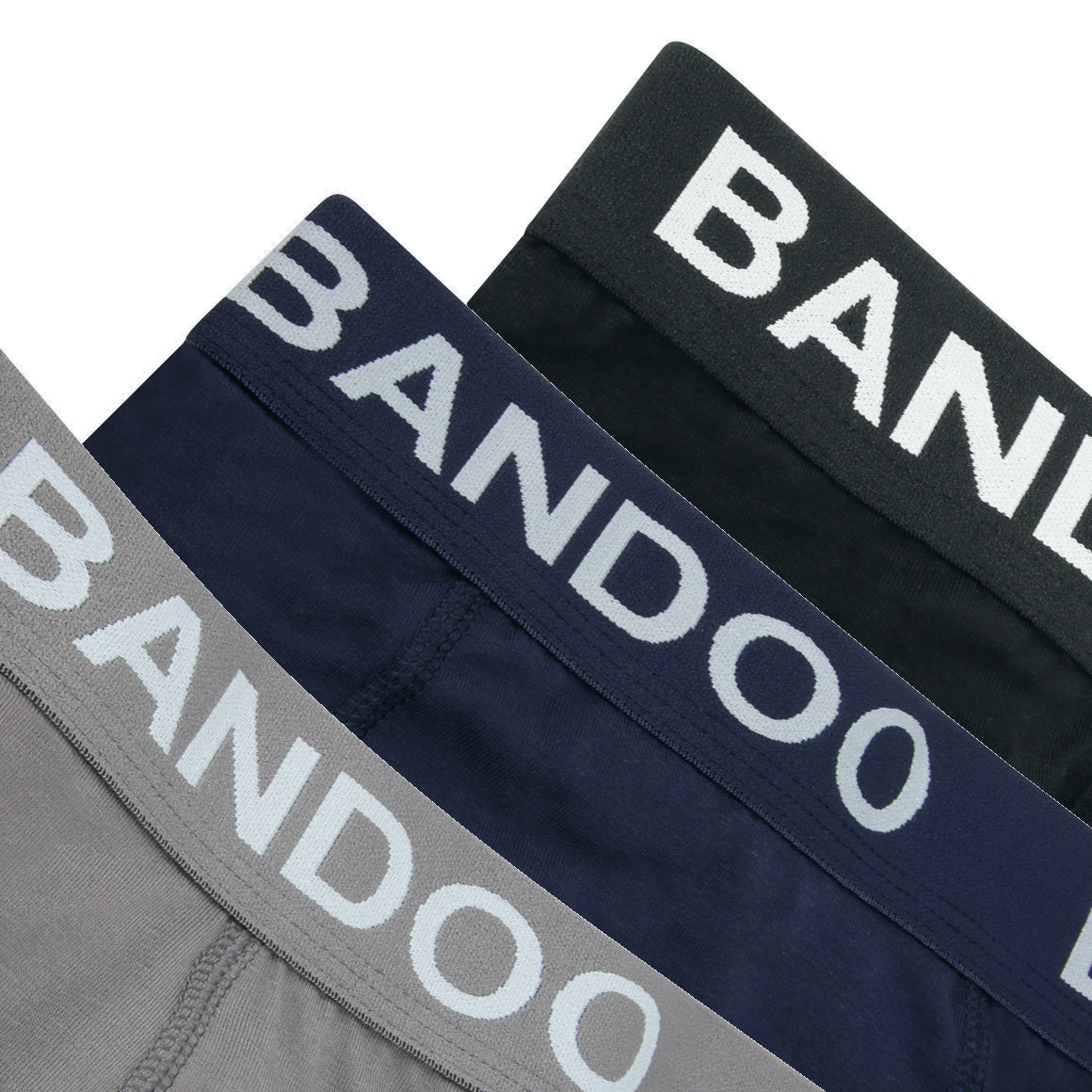 Boxershorts - 3-Pack - Onyx Black - Navy Eclipse - Cool Grey