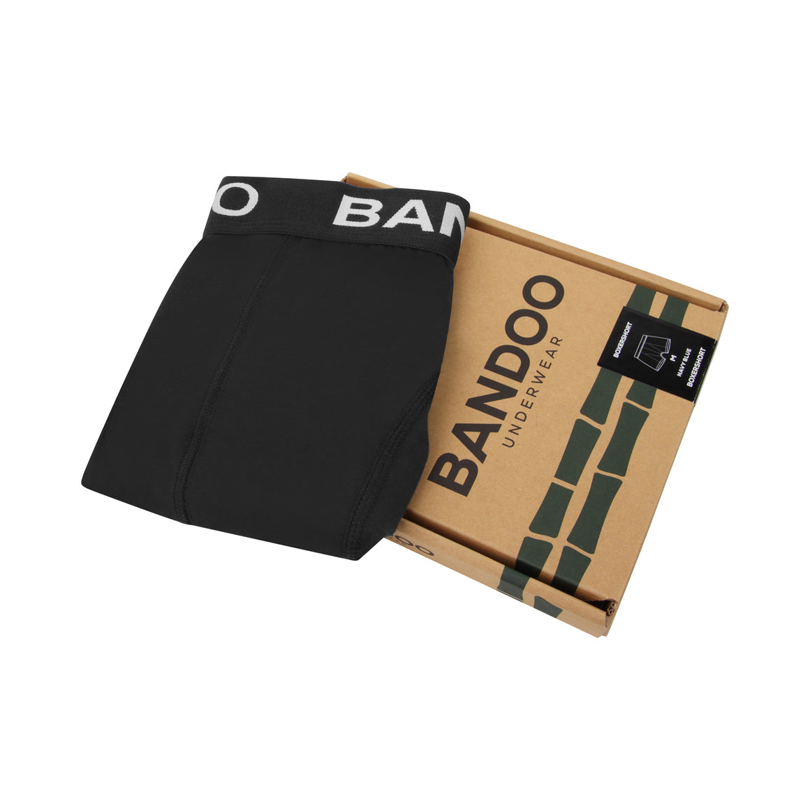 1-Pack Bamboo Boxer - Black
