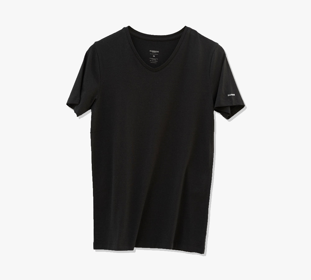 T-Shirt V-Hals | Black