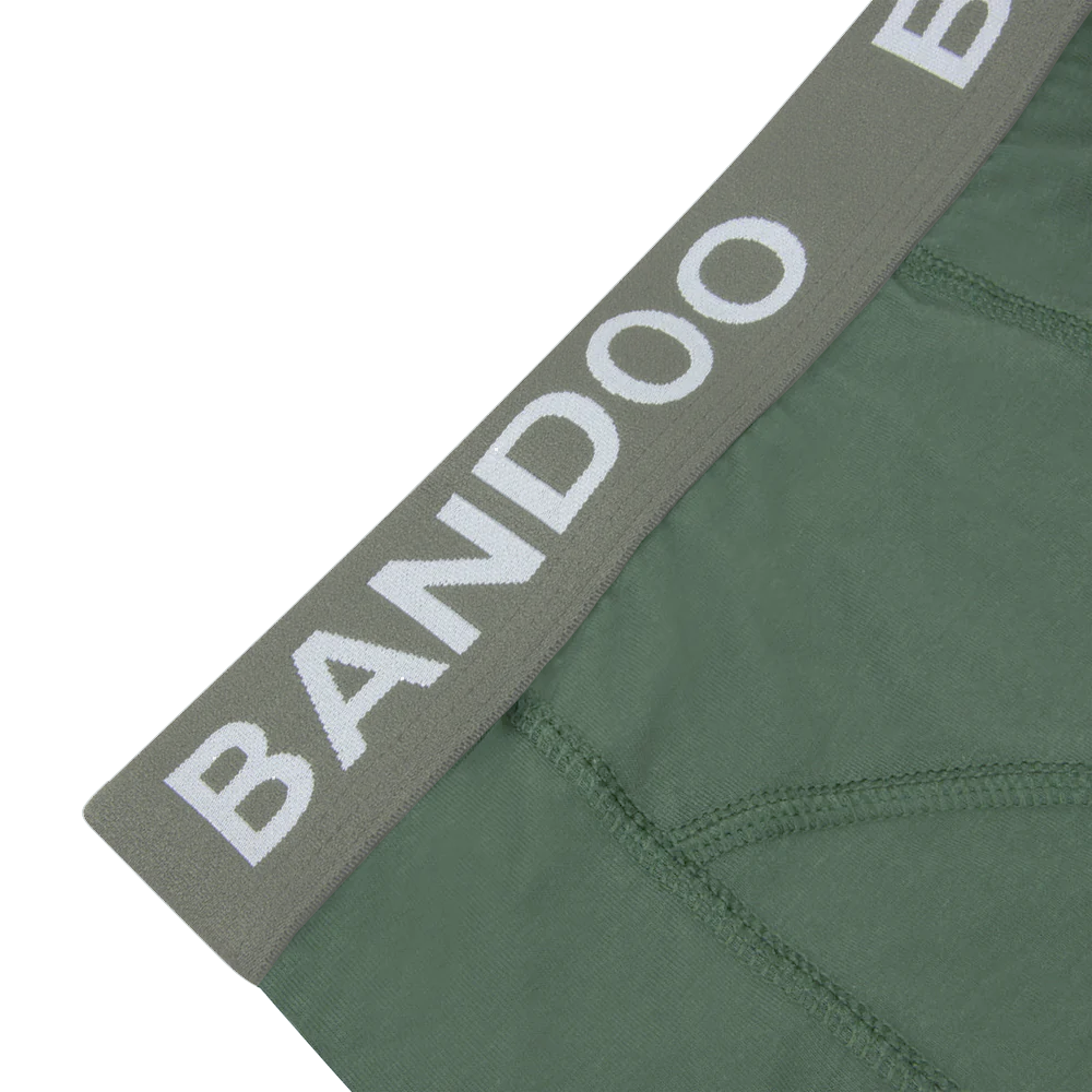 2-Pack Bamboo Boxers - Green + Grey