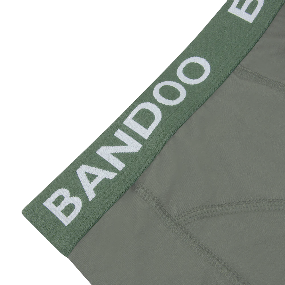 2-Pack Bamboo Boxers - Green + Grey
