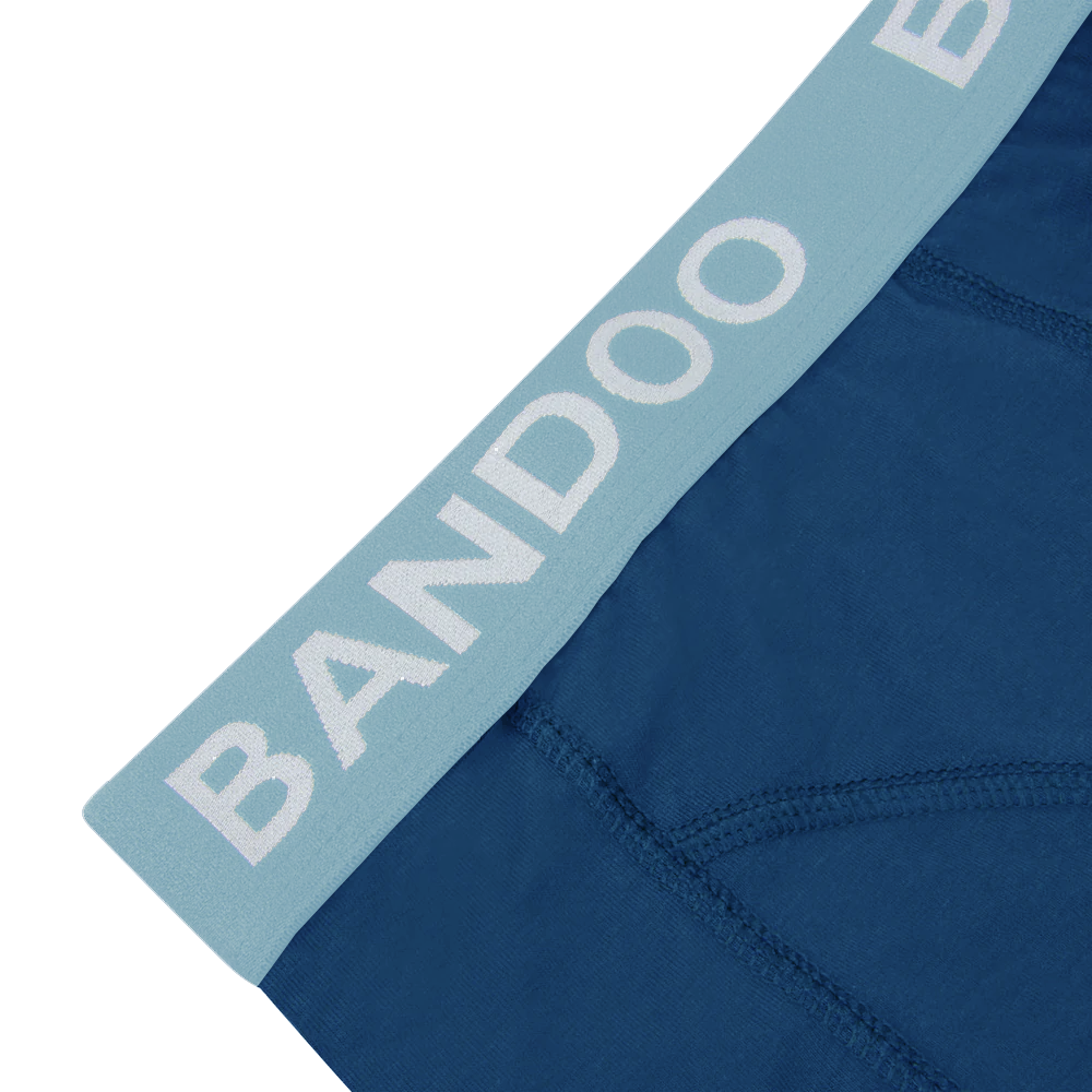 2-Pack Bamboo Boxers - Cobalt Blue + Sky Blue
