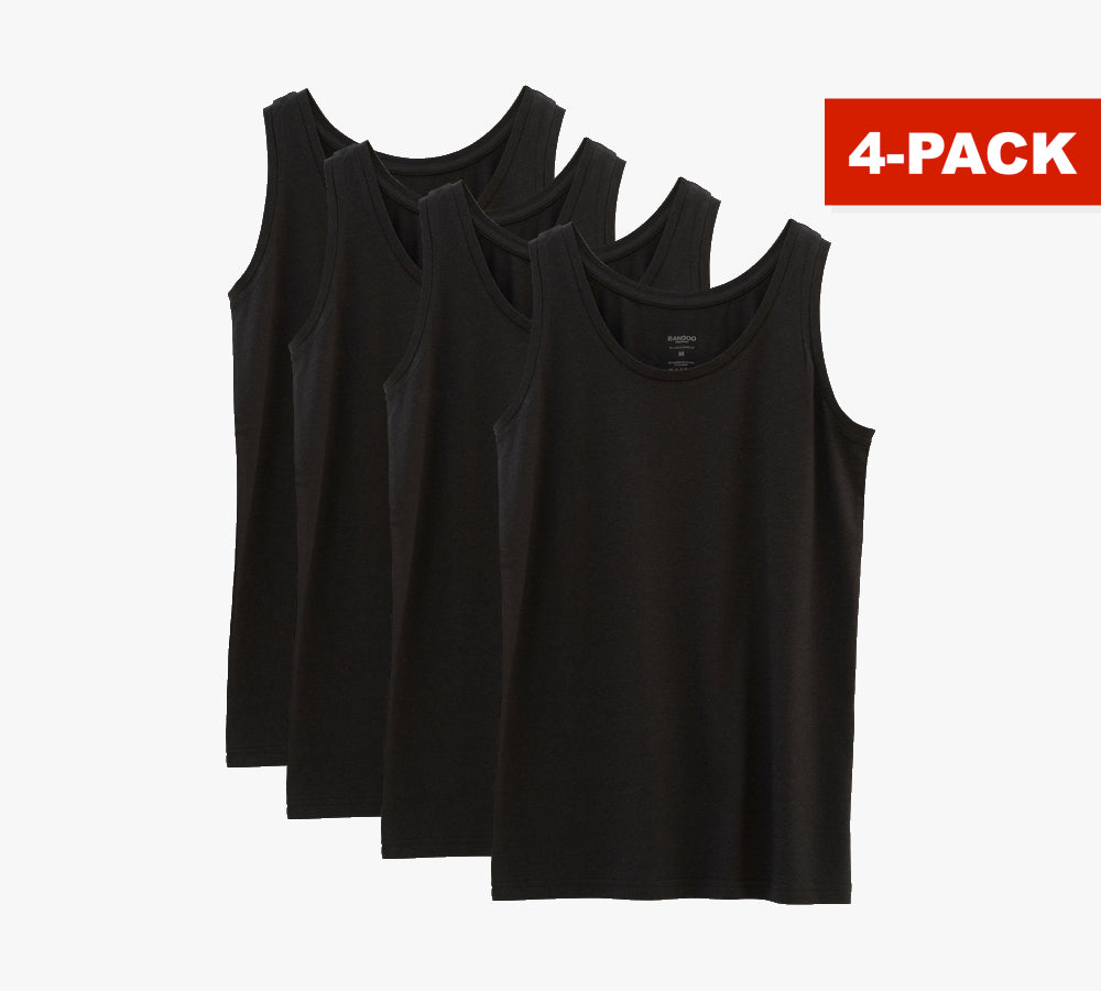 4 x Singlet | Black