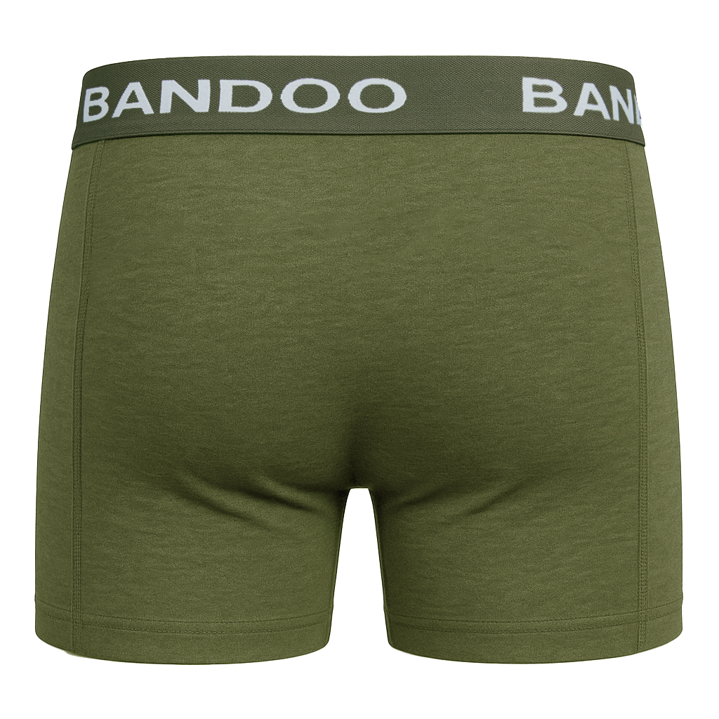1-Pack Bamboo Boxer - Army Green
