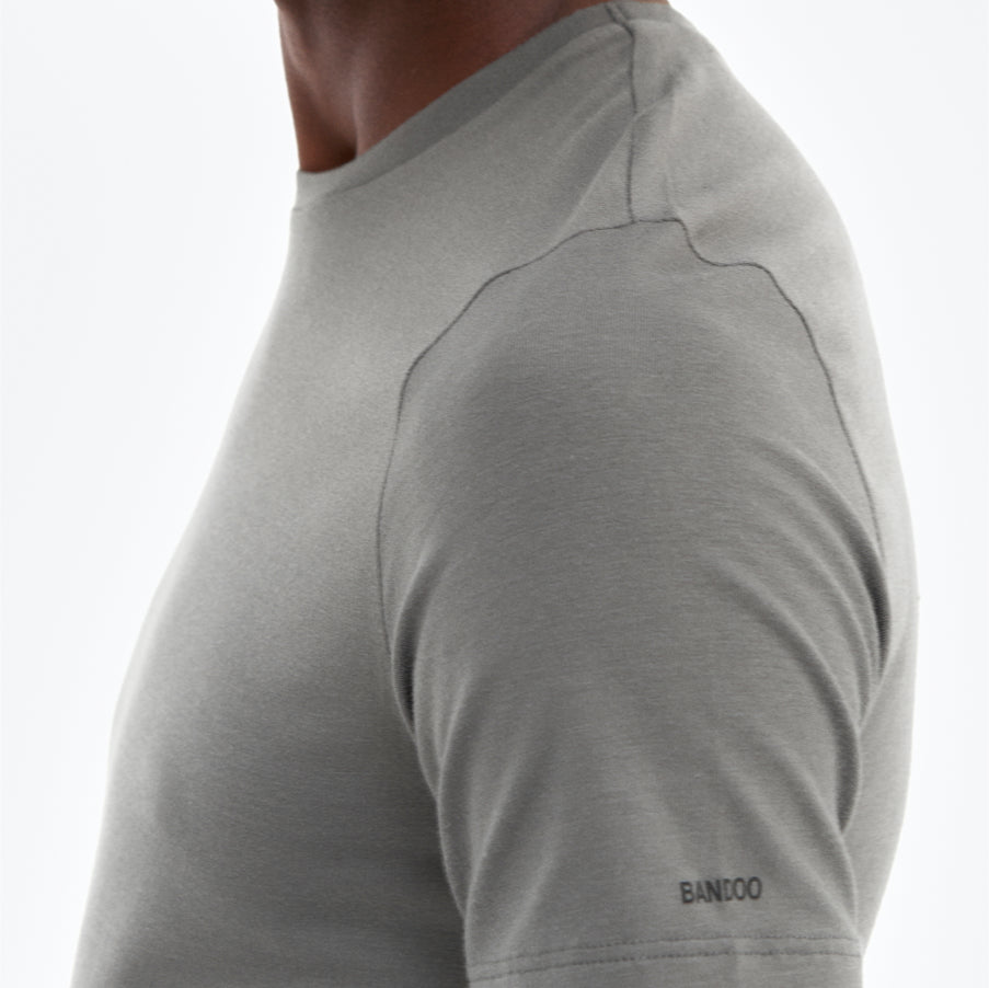 T-Shirt Ronde Hals | Cool Grey