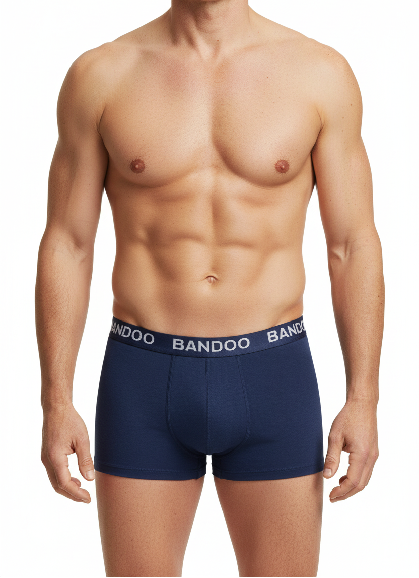Bamboe Trunks – 2-Pack Zwart / Navy